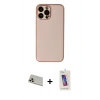 MARSİLYAN™- iPhone 13 Pro Max Kılıf Yadigar Klasik - Siyah Joko 5D Cam + Rainbow Kamera Lens Koruma Cam - REGD