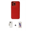 MARSİLYAN™- iPhone 13 Pro Max Kılıf Yadigar Klasik - Siyah Joko 5D Cam + Shine Kamera Lens - GD