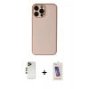 MARSİLYAN™- iPhone 13 Pro Max Kılıf Yadigar Klasik - Siyah Joko 5D Cam + Shine Kamera Lens - GD