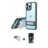 MARSİLYAN™- iPhone 13 Pro Max Kılıf Yadigar Yansıma - Şeffaf 360 Full Body Arka Koruyucu + Pers Alüminyum Kamera Lens - GD