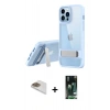 MARSİLYAN™- iPhone 13 Pro Max Kılıf Yadigar Yansıma - Şeffaf 360 Full Body Arka Koruyucu + Pers Alüminyum Kamera Lens - GD
