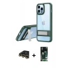 MARSİLYAN™- iPhone 13 Pro Max Kılıf Yadigar Yansıma - Şeffaf 360 Full Body Arka Koruyucu + Raze Metal Kamera Lens - GD