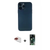 MARSİLYAN™- iPhone 13 Pro Max Kılıf Yadigar Yansıma Serisi - Şeffaf 360 Full Body Arka Koruyucu + Pers Alüminyum Kamera Lens - KI