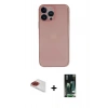 MARSİLYAN™- iPhone 13 Pro Max Kılıf Yadigar Yansıma Serisi - Şeffaf 360 Full Body Arka Koruyucu + Pers Alüminyum Kamera Lens - KI
