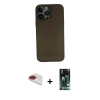 MARSİLYAN™- iPhone 13 Pro Max Kılıf Yadigar Yansıma Serisi - Şeffaf 360 Full Body Arka Koruyucu + Pers Alüminyum Kamera Lens - KI