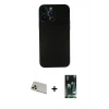 MARSİLYAN™- iPhone 13 Pro Max Kılıf Yadigar Yansıma Serisi - Şeffaf 360 Full Body Arka Koruyucu + Rainbow Kamera Lens Koruma Cam - REGD