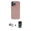 MARSİLYAN™- iPhone 13 Pro Max Kılıf Yadigar Yansıma Serisi - Şeffaf 360 Full Body Arka Koruyucu + Rainbow Kamera Lens Koruma Cam - MI