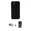 MARSİLYAN™- iPhone 13 Pro Max Kılıf Yadigar Yansıma Serisi - Şeffaf 360 Full Body Arka Koruyucu + Rainbow Kamera Lens Koruma Cam - KI