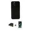 MARSİLYAN™- iPhone 13 Pro Max Kılıf Yadigar Yansıma Serisi - Şeffaf 360 Full Body Arka Koruyucu + Raze Metal Kamera Lens - GD