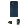 MARSİLYAN™- iPhone 13 Pro Max Kılıf Yadigar Yansıma Serisi - Şeffaf 360 Full Body Arka Koruyucu + Raze Metal Kamera Lens - GD