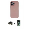 MARSİLYAN™- iPhone 13 Pro Max Kılıf Yadigar Yansıma Serisi - Şeffaf 360 Full Body Arka Koruyucu + Raze Metal Kamera Lens - GD