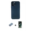 MARSİLYAN™- iPhone 13 Pro Max Kılıf Yadigar Yansıma Serisi - Şeffaf 360 Full Body Arka Koruyucu + Shine Kamera Lens Koruma Cam - PE