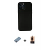 MARSİLYAN™- iPhone 13 Pro Max Kılıf Yadigar Yansıma Serisi - Şeffaf Maxco Cam Ekran Koruyucu + Shine Kamera Lens Koruma Cam - GI
