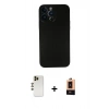 MARSİLYAN™- iPhone 13 Pro Max Kılıf Yadigar Yansıma Serisi - Şeffaf Maxco Cam Ekran Koruyucu + Shine Kamera Lens - GD