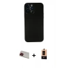 MARSİLYAN™- iPhone 13 Pro Max Kılıf Yadigar Yansıma Serisi - Şeffaf Maxco Cam Ekran Koruyucu + Rainbow Kamera Lens Koruma Cam - KI