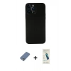MARSİLYAN™- iPhone 13 Pro Max Kılıf Yadigar Yansıma Serisi - Şeffaf Pasifik Cam Ekran Koruyucu + Açık Yeşil Metal Kamera Lens Koruma Cam