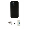 MARSİLYAN™- iPhone 13 Pro Max Kılıf Yadigar Yansıma Serisi - Şeffaf Pasifik Cam Ekran Koruyucu + Pers Alüminyum Kamera Lens - GD