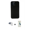 MARSİLYAN™- iPhone 13 Pro Max Kılıf Yadigar Yansıma Serisi - Şeffaf Pasifik Cam Ekran Koruyucu + Pers Alüminyum Kamera Lens - LT