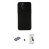 MARSİLYAN™- iPhone 13 Pro Max Kılıf Yadigar Yansıma Serisi - Şeffaf Pasifik Cam Ekran Koruyucu + Renkli Kamera Lens Koruma Cam - YL