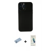 MARSİLYAN™- iPhone 13 Pro Max Kılıf Yadigar Yansıma Serisi - Şeffaf Pasifik Cam Ekran Koruyucu + Shine Kamera Lens Koruma Cam - MI