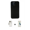 MARSİLYAN™- iPhone 13 Pro Max Kılıf Yadigar Yansıma Serisi - Şeffaf Pasifik Cam Ekran Koruyucu + Shine Kamera Lens - GD