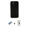 MARSİLYAN™- iPhone 13 Pro Max Kılıf Yadigar Yansıma Serisi - Şeffaf Pasifik Cam Ekran Koruyucu + Shine Kamera Lens Koruma Cam - PE