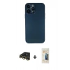 MARSİLYAN™- iPhone 13 Pro Max Kılıf Yadigar Yansıma Serisi - Siyah 6D Mat Seramik Hayalet Nano Ekran Koruyucu + Raze Metal Kamera Lens - GD