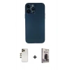 MARSİLYAN™- iPhone 13 Pro Max Kılıf Yadigar Yansıma Serisi - Siyah Bilvis Hayalet Cam Ekran Koruyucu + Shine Kamera Lens - GD