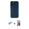 MARSİLYAN™- iPhone 13 Pro Max Kılıf Yadigar Yansıma Serisi - Siyah Bilvis Hayalet Cam Ekran Koruyucu + Shine Kamera Lens Koruma Cam - MI