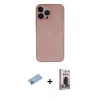 MARSİLYAN™- iPhone 13 Pro Max Kılıf Yadigar Yansıma Serisi - Siyah Bilvis Hayalet Cam Ekran Koruyucu + Shine Kamera Lens Koruma Cam - MI