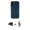 MARSİLYAN™- iPhone 13 Pro Max Kılıf Yadigar Yansıma Serisi - Siyah Joko 5D Cam + Raze Metal Kamera Lens - GD