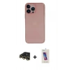 MARSİLYAN™- iPhone 13 Pro Max Kılıf Yadigar Yansıma Serisi - Siyah Joko 5D Cam + Raze Metal Kamera Lens - GD