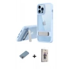 MARSİLYAN™- iPhone 13 Pro Max Kılıf Yadigar Yansıma - Siyah Bilvis 3D Cam Ekran Koruyucu + Shine Kamera Lens Koruma Cam - GI