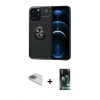 MARSİLYAN™- iPhone 13 Pro Max Kılıf Yankı Form Prime - Şeffaf 360 Full Body Arka Koruyucu + Pers Alüminyum Kamera Lens - GD