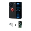 MARSİLYAN™- iPhone 13 Pro Max Kılıf Yankı Form Prime - Şeffaf 360 Full Body Arka Koruyucu + Pers Alüminyum Kamera Lens - SABE