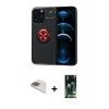 MARSİLYAN™- iPhone 13 Pro Max Kılıf Yankı Form Prime - Şeffaf 360 Full Body Arka Koruyucu + Pers Alüminyum Kamera Lens - GD