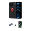 MARSİLYAN™- iPhone 13 Pro Max Kılıf Yankı Form Prime - Şeffaf 360 Full Body Arka Koruyucu + Renkli Kamera Lens Koruma Cam - YL
