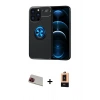 MARSİLYAN™- iPhone 13 Pro Max Kılıf Yankı Form Prime - Şeffaf Maxco Cam Ekran Koruyucu + Rainbow Kamera Lens Koruma Cam - KI