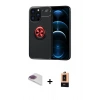 MARSİLYAN™- iPhone 13 Pro Max Kılıf Yankı Form Prime - Şeffaf Maxco Cam Ekran Koruyucu + Pers Alüminyum Kamera Lens - GI