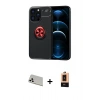 MARSİLYAN™- iPhone 13 Pro Max Kılıf Yankı Form Prime - Şeffaf Maxco Cam Ekran Koruyucu + Rainbow Kamera Lens Koruma Cam - BZ