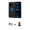 MARSİLYAN™- iPhone 13 Pro Max Kılıf Yankı Form Prime - Şeffaf Maxco Cam Ekran Koruyucu + Rainbow Kamera Lens Koruma Cam - MR