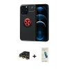 MARSİLYAN™- iPhone 13 Pro Max Kılıf Yankı Form Prime - Şeffaf Pasifik Cam Ekran Koruyucu + Raze Metal Kamera Lens - GD