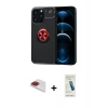 MARSİLYAN™- iPhone 13 Pro Max Kılıf Yankı Form Prime - Şeffaf Pasifik Cam Ekran Koruyucu + Pers Alüminyum Kamera Lens - KI