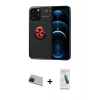 MARSİLYAN™- iPhone 13 Pro Max Kılıf Yankı Form Prime - Şeffaf Pasifik Cam Ekran Koruyucu + Rainbow Kamera Lens Koruma Cam - KI