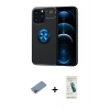 MARSİLYAN™- iPhone 13 Pro Max Kılıf Yankı Form Prime - Şeffaf Pasifik Cam Ekran Koruyucu + Shine Kamera Lens Koruma Cam - PE