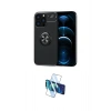 MARSİLYAN™- iPhone 13 Pro Max Kılıf Yankı Form Prime - Siyah 3D Antistatik Cam Ekran Koruyucu