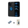 MARSİLYAN™- iPhone 13 Pro Max Kılıf Yankı Form Prime - Siyah 6D Mat Seramik Hayalet Nano Ekran Koruyucu + Shine Kamera Lens Koruma Cam - PE