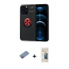 MARSİLYAN™- iPhone 13 Pro Max Kılıf Yankı Form Prime - Siyah 6D Mat Seramik Hayalet Nano Ekran Koruyucu + Shine Kamera Lens Koruma Cam - PE