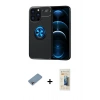 MARSİLYAN™- iPhone 13 Pro Max Kılıf Yankı Form Prime - Siyah 6D Mat Seramik Hayalet Nano Ekran Koruyucu + Shine Kamera Lens Koruma Cam - GI