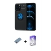 MARSİLYAN™- iPhone 13 Pro Max Kılıf Yankı Form Prime - Siyah Bilvis 5in1 3D Magic Cam Ekran Koruyucu + Shine Kamera Lens Koruma Cam - GI